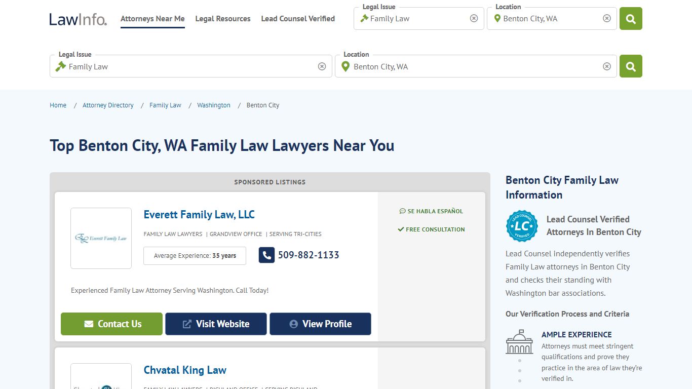 Find Top Benton City, WA Family Law Lawyers Near You - LawInfo